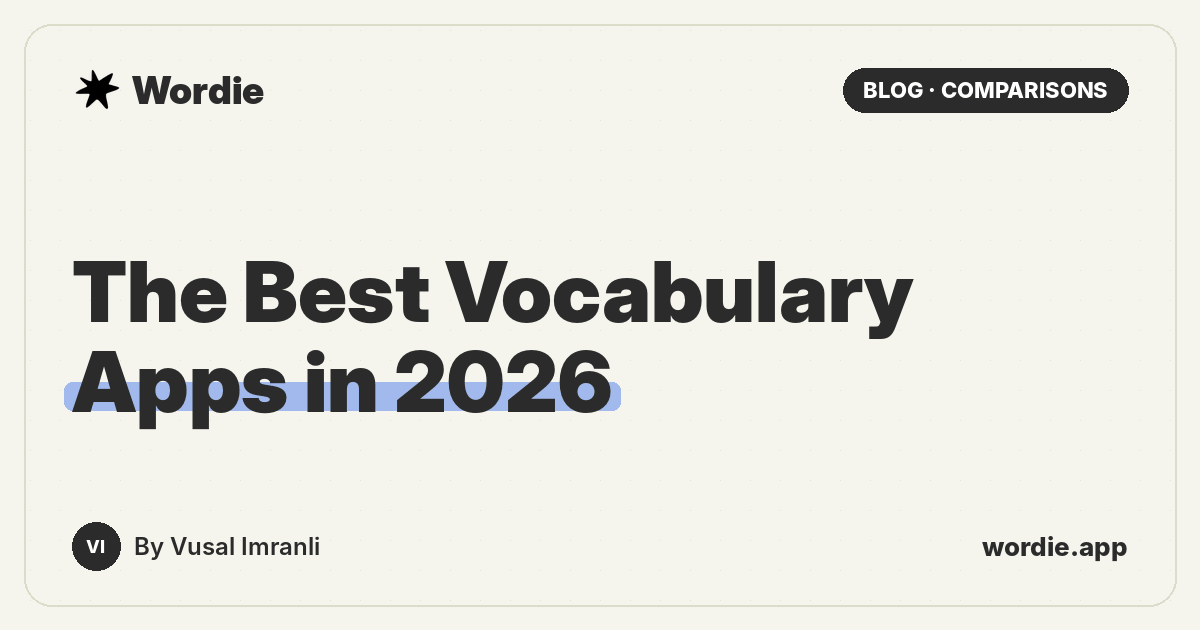 The Best Vocabulary Apps in 2026: Spaced Repetition, Courses, Reading Tools and Word-of-the-Day
