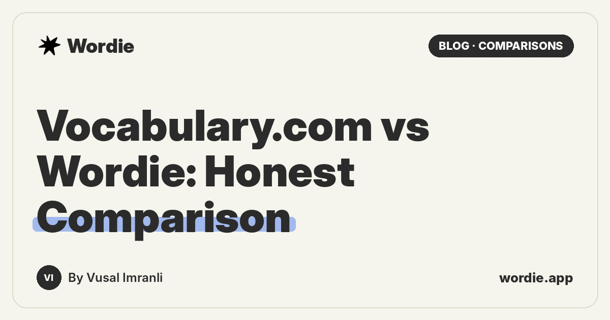 Vocabulary.com vs Wordie: Adaptive Quizzes or Words From Your Own Reading?